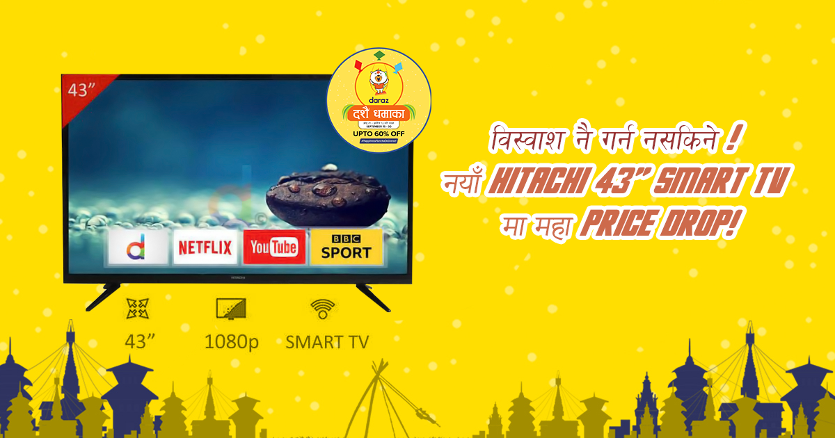 hitachi tv facebook Daraz Life