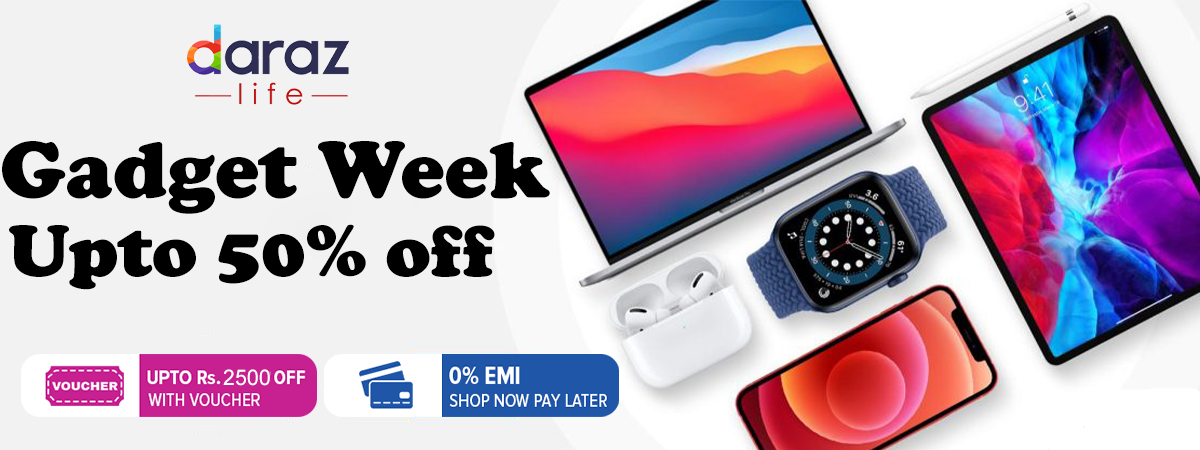 Upto 50% off on ALL GADGETS! HURRY UP!
