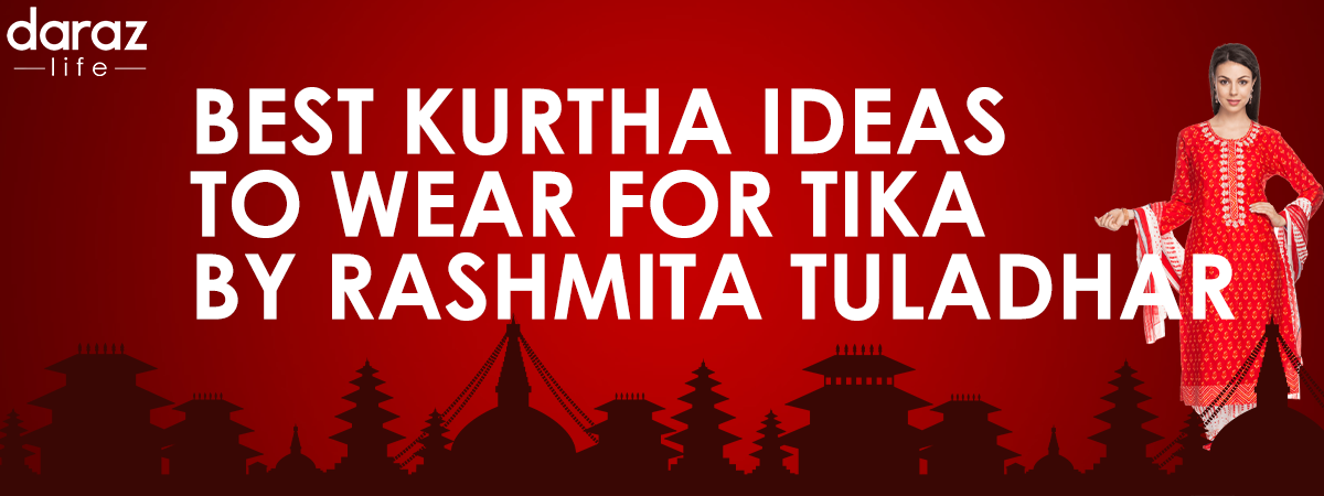 Best Kurtha Ideas To Wear For Tika by Rashmita Tuladhar