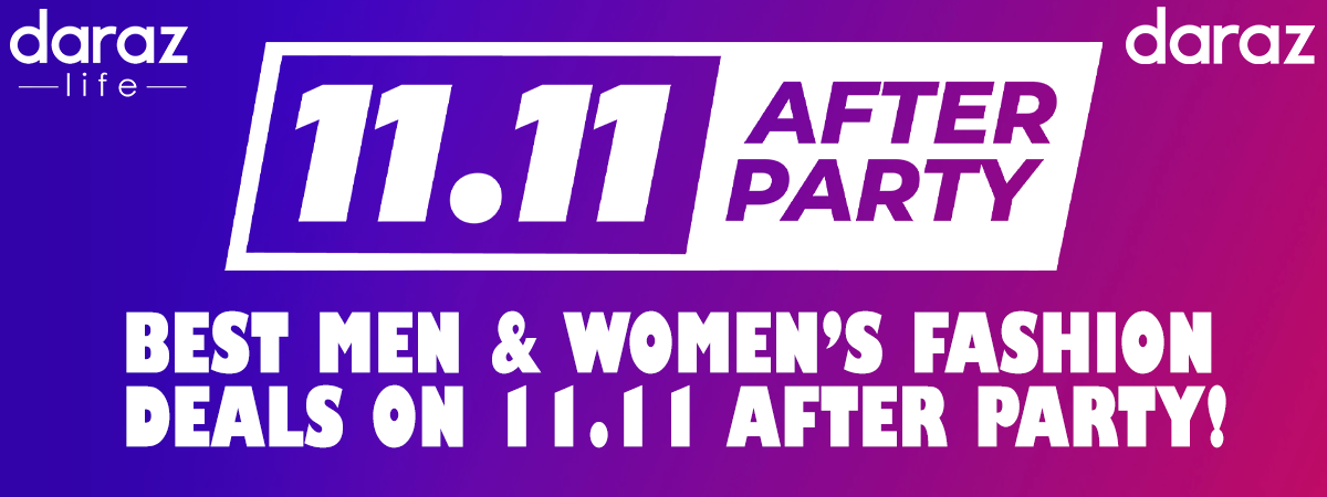 Best Men and Women’s Fashion Deals on 11.11 After Party!!