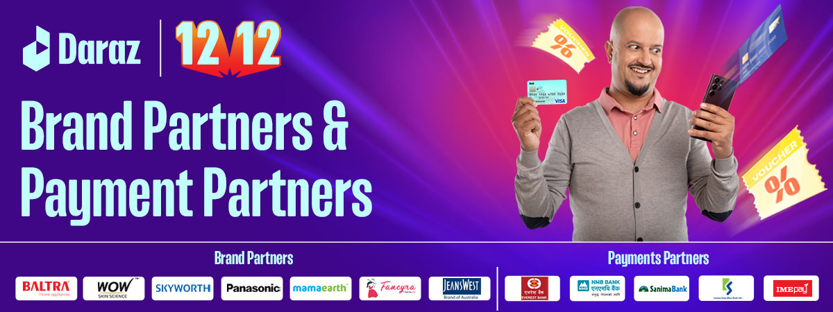 Brand and Payment Partners for Daraz 12.12