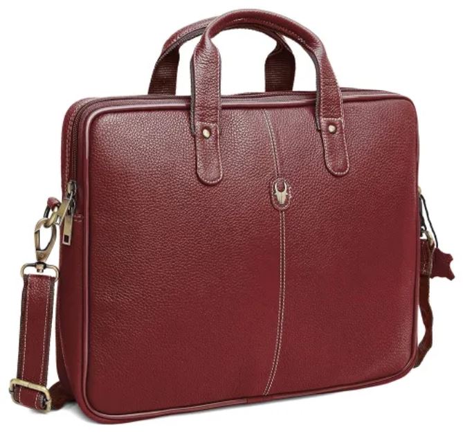 Genuine Leather Sleek Laptop Bag