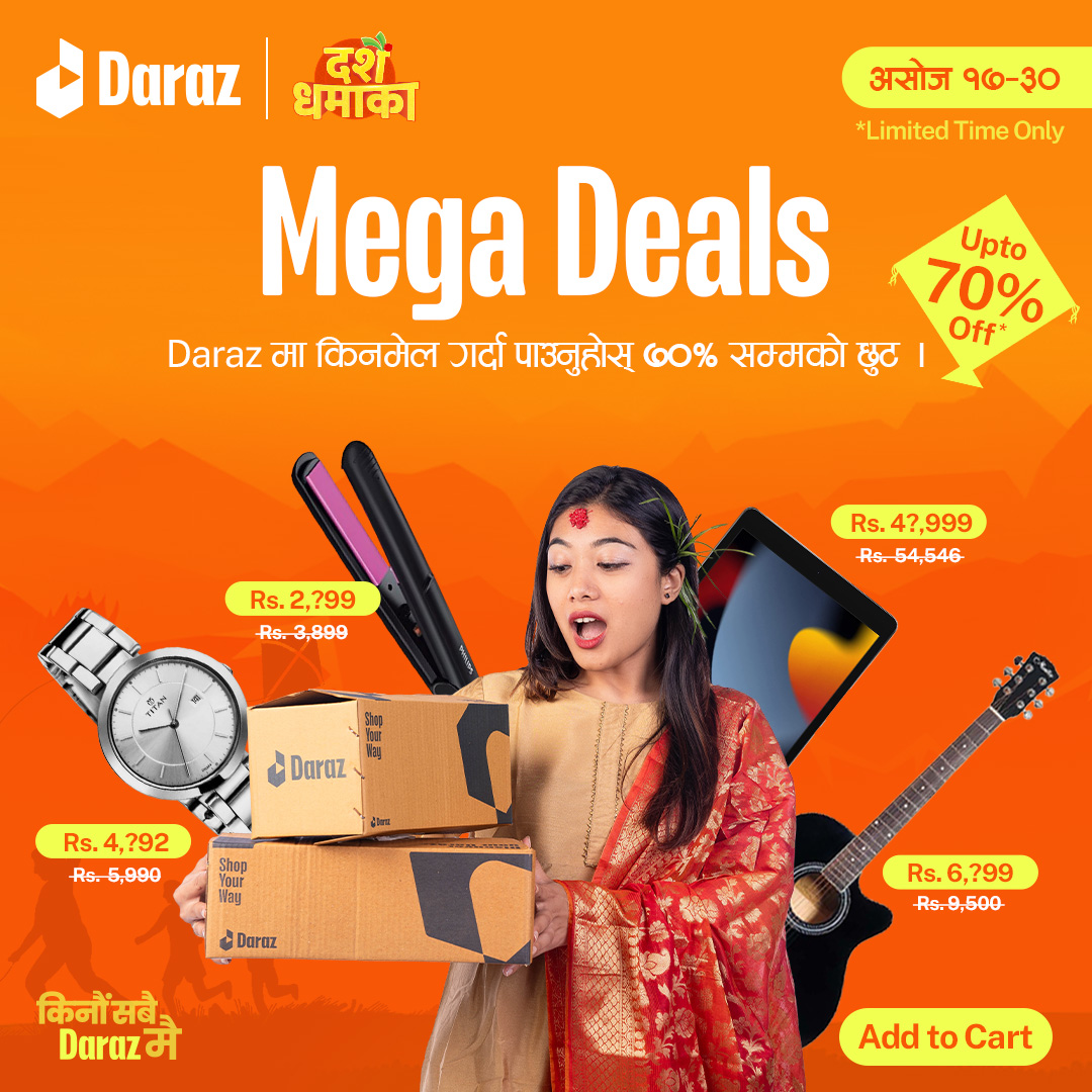 Daraz Online Shopping - Super Hit Deals! Enjoy up to 70% off on a range of  products! Shop now